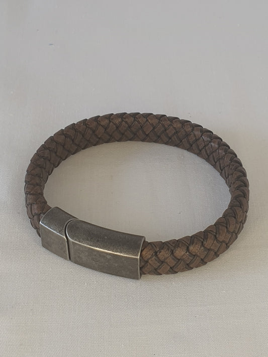 Prachtige lederen armband